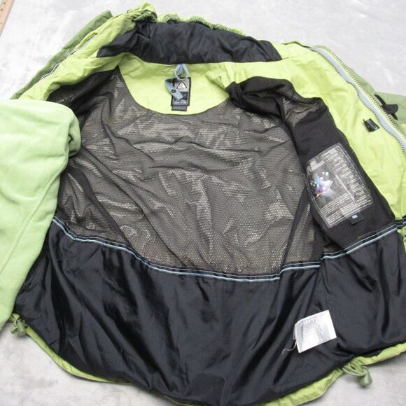 Nike ACG Jacket Womens Small Green Hood Removeable  Fleece Storm Fit‎ 3 In 1 - Picture 12 of 16